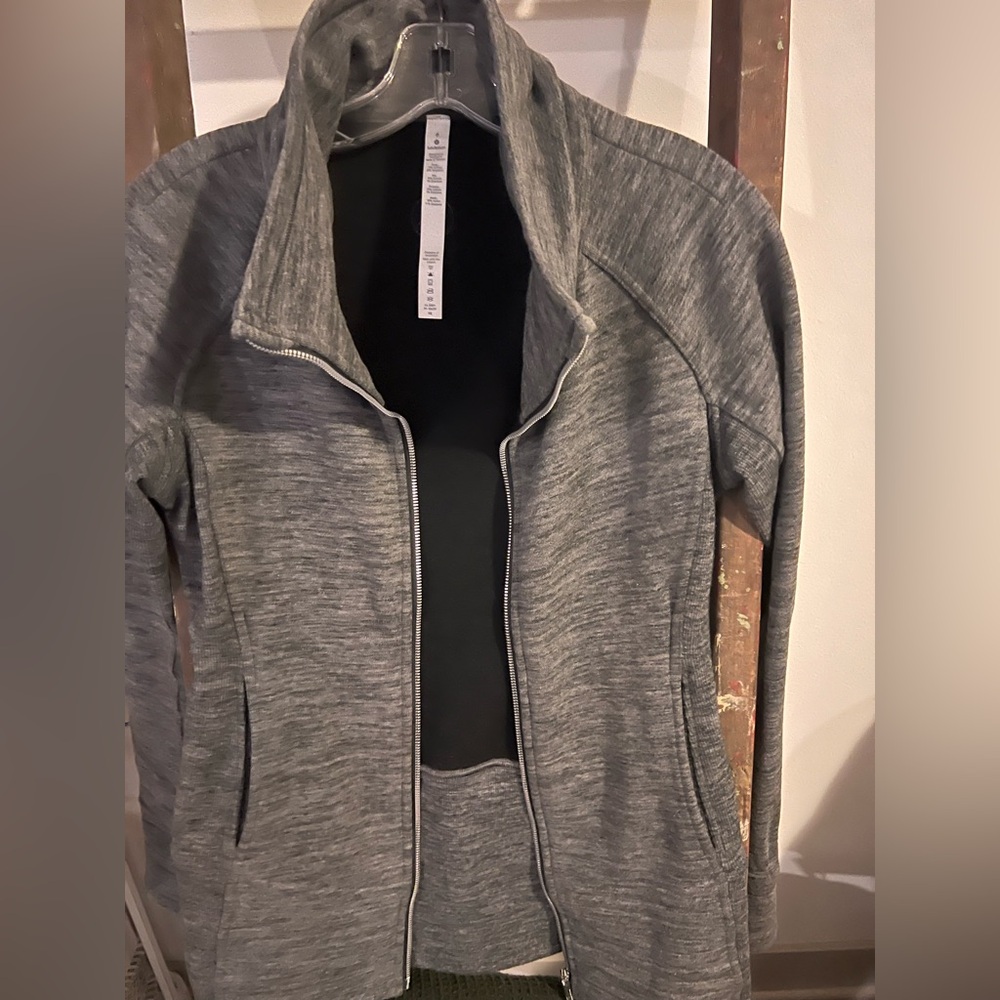 Lululemon Full Zip Gray Scuba
